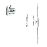 Interior door lock rod replacement