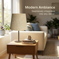Light Shade Lampshade for Table Lamps with Parchment Paper and Textile Cloth, Easy Assembly Cover for Pendant and Wall