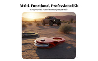 Winch Recovery Kit 10 Ton Capacity Snatch Block and Tow Strap Kit for Arborists