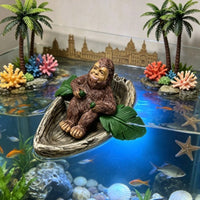Monkey Figurine Resin Pond Ornament Decorative Aquarium Decoration for Gardeners