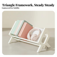Expandable desktop shelf areaSaving Book Rack Large Capacity for Bay sill
