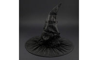 Black Pointed Witch Cap Taffeta-Style Black Witch Hat Lightweight