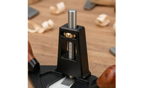 Two Handles Bottom-Cleaning Plane Threaded Screw Adjustable Hand Plane Low-Height Woodworking Tool Angular Design