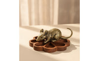 Brass Figurine Small Figurine Compact Metal Craft for Desk