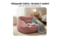 Single Person Floor Sofa With Supportive Rearrest Pouf Chair Chair Comfortable Relaxing for Adults