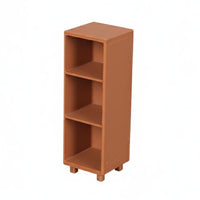 Miniature Storage Cabinet Multi-Functional Tiny Storage Rack Model Realistic Details 3-Tier Mini Shelf for Collectors, Hobbyists, Diorama
