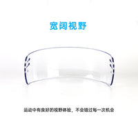 Roller Hockey Helmet Visor, PC Face Shield, Transparent Lens, Sports Protective Eyewear