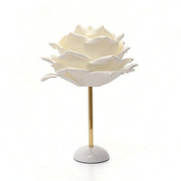 Rose Table Lamp Romantic Lamp with Rose Lampshade Elegant for Bedside, Bedroom