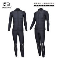 BESTDIVE潜好 3.5/5mm黑魔系列水肺分体连体潜水服湿衣男女潜水衣