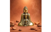 Sakyamuni Buddha Figurine Collectible Brass Buddha Statue Gift Idea for Office