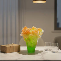 Pink Flower Vase Gift Idea Flower Vase Artisanal for Living Room
