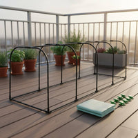 Mini Greenhouse Spliceable Mini Greenhouse Tunnel Small Outdoor Hothouse Insulated Hoop House Easy Assembly for Balcony, Patio