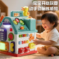 新品早教益智啄木鸟忙碌屋多种玩法儿童宝宝动手动脑婴儿玩具