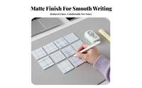 100 Pieces Plaid Memo Sheets Unique Patterns Checkered Background Paper Assorted Designs Grid Note Paper for Students, Crafters, School, Crafting