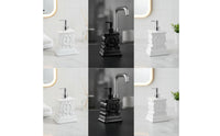 Vintage-Style Soap Dispenser | Embossed, Refill Bottle with Pump, for washroom