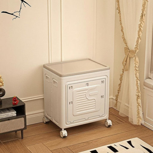 Collapsible Fabric Container Large Capacity Household Storage Clear View panel