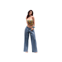 Miniature Female Figurine Highly Detailed Miniature Figure Intricate Character Model for Collectors, Dioramas