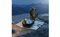 Compass Foldable Folding Compass Navigation Tool Degree Graduations Carrying Loop