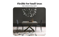Transforming Coffee Dining Table Solid Wood Lift Surface Table Table Multi-Functional for Families, Homeowners, Living Room, Home Office, Kitchen