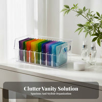 Partitisingled facial covering Storage Box Large Capacity facial care holder Space-Saving