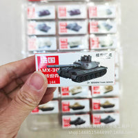 新款合金坦克模型迷你益智拼装玩具虎式军事战车坦克儿童玩具