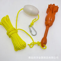 1.5kg Carbon Steel Folding Anchor Set, Orange, Umbrella Type