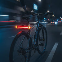 Cycle Rear Light with Solar Panel Wireless for Mountain Biking, Cyclists