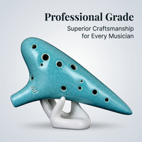 12 Hole Alto Musical Instrument for Beginners, Easy to Learn Ocarina with Beautiful Sound, Ceramic I - Image 7