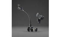 Heavy-Duty Gooseneck Audio Recording Device Clamp Versatile Mounting Gooseneck Clamp Mount Hands-Unrestricted Audio Equipment Accessory Anti-Slip Grip for Desktop