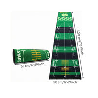 Golf Practice Mat Rectangular Golf Practice Green Easy Storage for Golfers