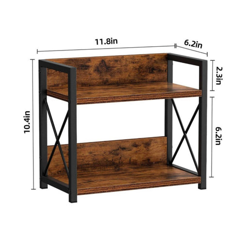 2-Tier Seasoning Storage Space Saving 2 Tier Seasoning Rack Easy to Clean