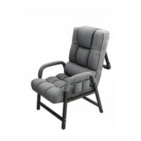 Folding Recliner with Footrest Foldable Strong & Practicalsign Computer Armchair Reclining Rearrest Highspine for Office Workers