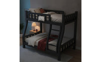 Metal Bunk Bed Space-Saving Bunk Bed with Ladder No Box Spring Needed Furniture for Teens, Students, Shared Bedrooms, Dorm Rooms, Compact Apartments