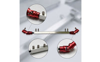 Universal-Joint Drum Pedal Connecting Rod Smooth Rotation Double Bass Drum Pedal Linkage Precision Metal for Studio