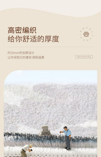 异形花朵客厅地毯仿羊绒圆形卧室床边毯书房梳妆台脚垫吊篮转椅垫 抹茶绿 80*80cm