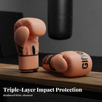 Boxing Gloves Thickened Padding Training Boxing Gloves Wrist Support for Teenagers, Beginners, Sparring, Gym