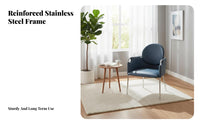 Upholstered Armchair with Exposed frame lighting Luxury Molded Shell Armchair Nordic Design firm-density Foam padding for Adults