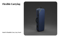 4/4 Full Size Violin Case Built-in Thermometer Violin Backpack Case Instrument Carrying Bag Pressure-Resistant Waterproof