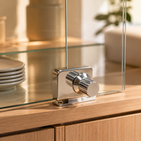 glass door lock