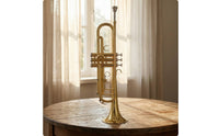 B♭ Trumpet Preserving 	 B Flats Trumpet Polished Brass Instrument for School Bands