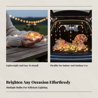 Camping Fairy Lights, Night Market Birthday Decor, Trunk Decoration