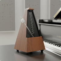 Pyramid Metronome Metal Movement Mechanical Metronome Stable Base Instrument Rhythm Meter for Exam Training