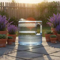 4 L Plastic Water Pail Sturdy Large Capacity Pail Heavy-Duty