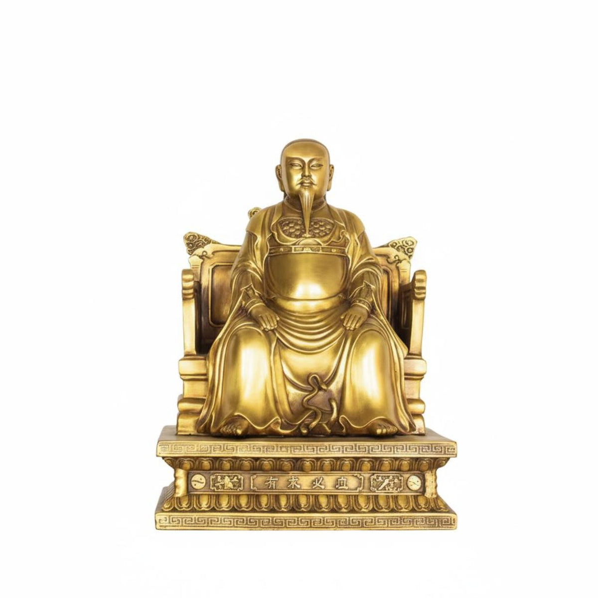 Brass God Statue Golden Color for Tabletop
