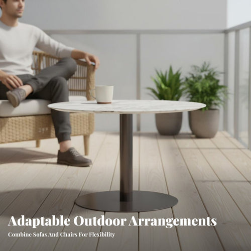 4 Pieces 4-Piece Woven Sofa Set Nordic Design Patio Furniture luxuriously soft pads colorfast Resistant for Families, Balcony