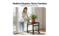 Rolling Plant stand With casters Rolling Pot Mover Easy to Move for Patio, Office