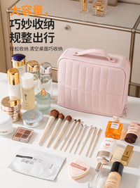站立式化妆包大容量女多功能分区防水洗漱包旅行户外化妆品可收纳