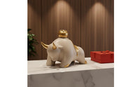 Feng Shui Wealth Statue Light Luxury Design Resin Good Luck Ornament for Office