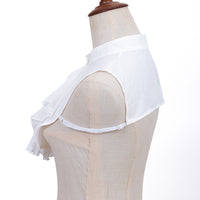 Vintage Court Ruffled Collar Chiffon Shirt Fake Collar - Gothic Cosplay Accessory