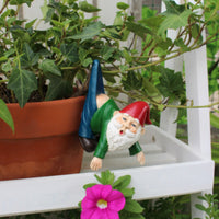 Garden Gnome Planter Hangers Whimsical Planter Huggers Compact for Gardeners
